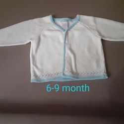 NEW Boy 6-9 Month Carters Button Front Sweater