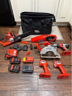 Black & Decker 18 volt cordless tool set
