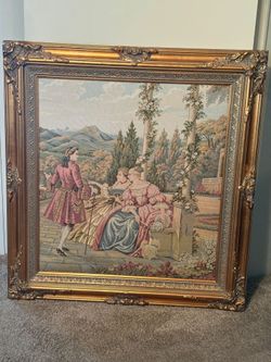 Vintage frame tapestry