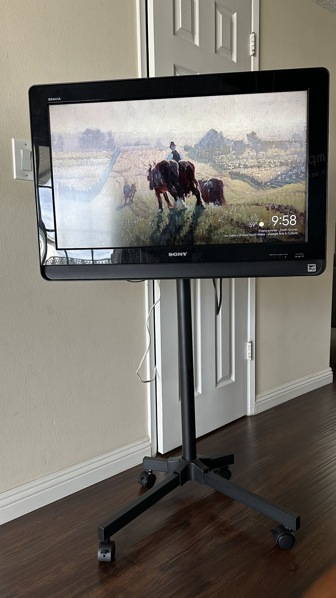 Mobile TV 32 Inch Moving Stand