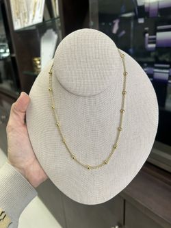 Necklace Yellow Gold 18k. Balls