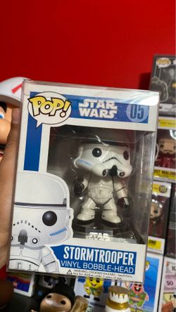 Funko star wars storm trooper OG blue box $150