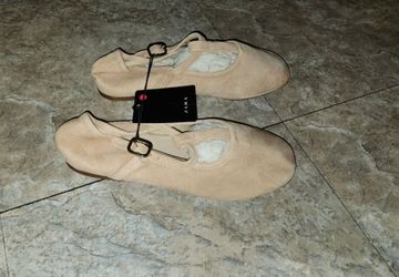 Zara leather flats new