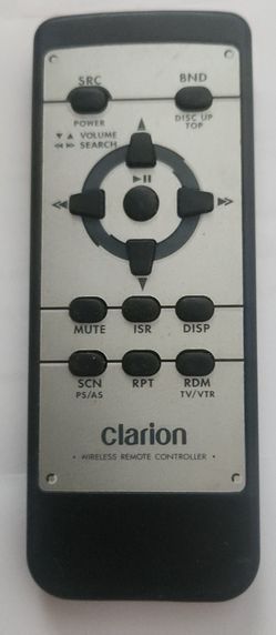 Clarion RCB-172 CD Receiver Remote Control 