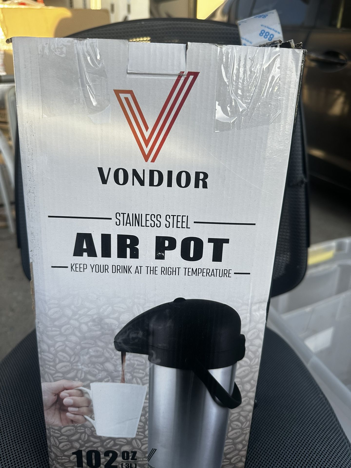 Vondior Stainless Steel Air Pot 102 Oz