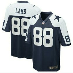 New! Men's Dallas Cowboys CeeDee Lamb Navy Alternate Game Team Jersey XL
