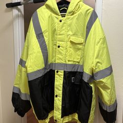 Buffalo Outdoors Class 2 Hi Vis Safety Winter Parka