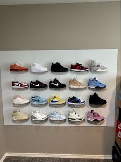Sneaker display wall