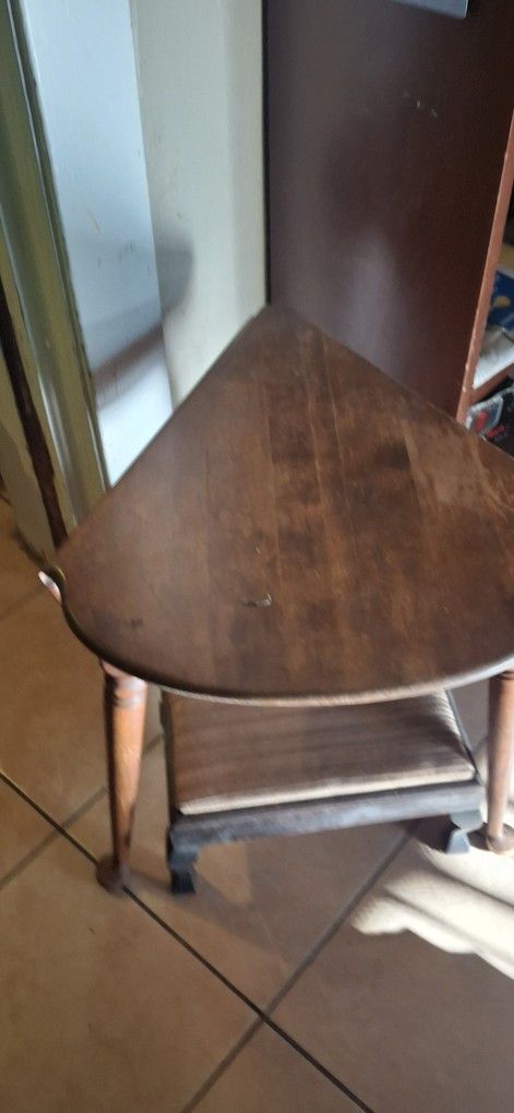 Table And Foot Stool Old