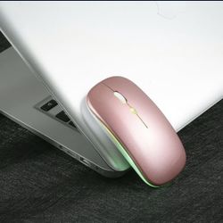 Bluetooth Rechargeable Mouse Rose Gold