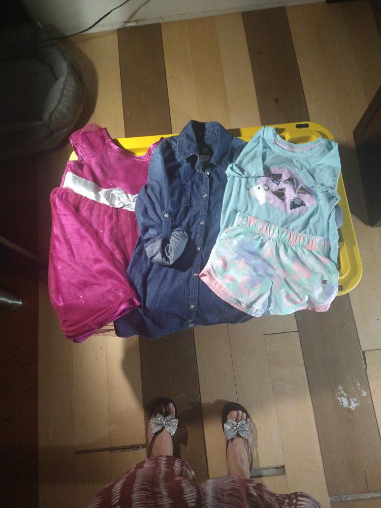 2 Dresses and Shirt And Short