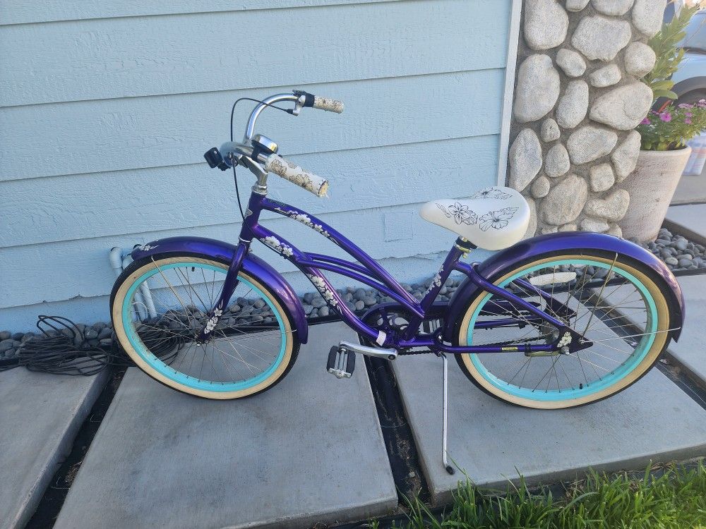 Purple Hawaii Electra Bike