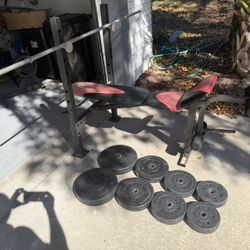 Bench press+115 Lbs+Bar