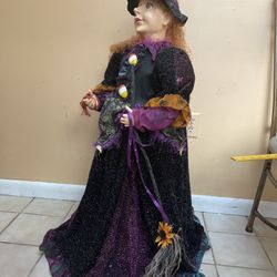 Bruja Hallowweem Cara De Porcelana