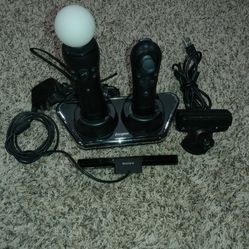 PS3 Move Set With Charging Station