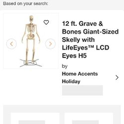 Giant Skull Skeleton Halloween Decorations 