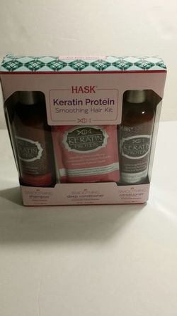 Hask Keratin Protein Smoothing Hair Kit