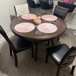 Dining Table With 4 Chairs