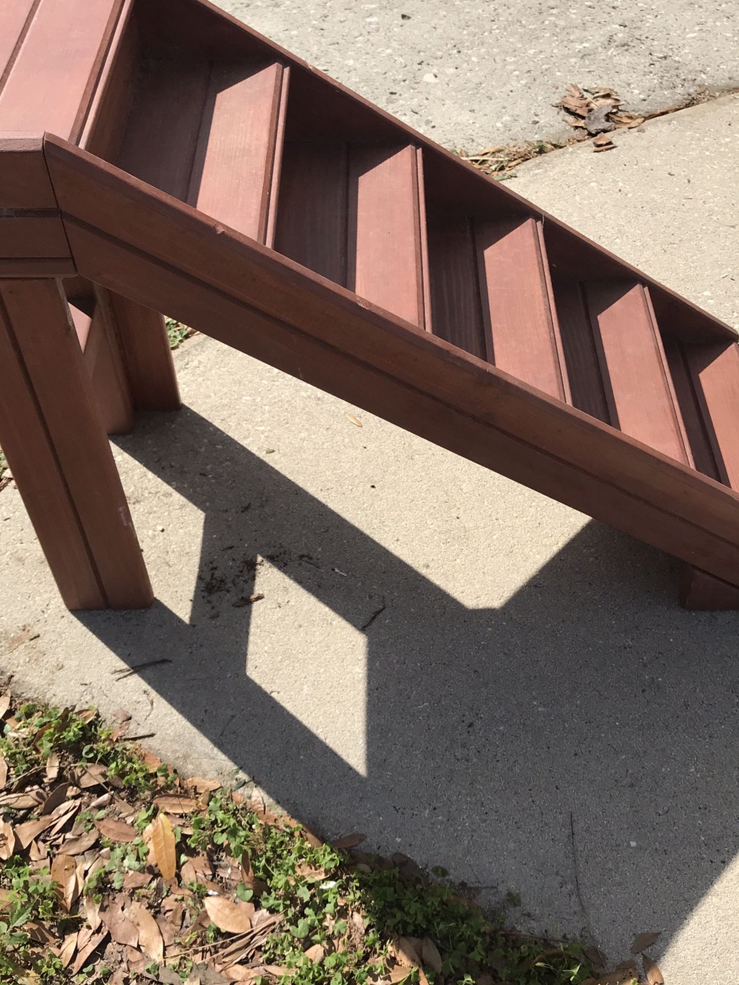 Solid Wood Dog Steps