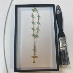Rosary, Handmade Wire Wrapped Small 