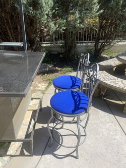 Bar And Bar Stools.