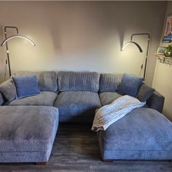 Couch With Ottoman 