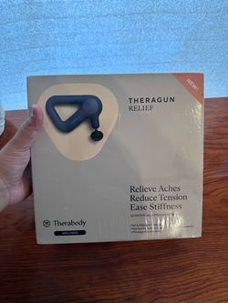 Therabody Theragun Relief Percussive Massage Device (Navy Blue, Brand New / Sealed)