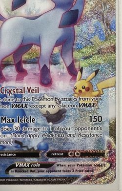 Pokemon Glaceon cheapest VMAX Alternate Art Secret