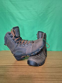 Danner Vicious 8” Brown Gore- Tex Plain Toe Boots Size 10.5 EE