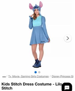 Girls Stitch Costume