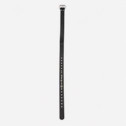 Vivienne Westwood Alex Belt Black Leather Silver, OBO