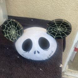 Used Jack Skellinton Mickey Mouse Ears