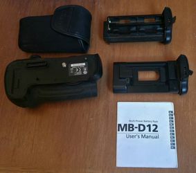 Nikon Multi-Power Battery Grip MB-D12

- Great Condition