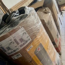 5 Big box  lot of good names brands shoes and sneakers different sizes- clothes perfect for resellers and anyone looking to ship overseas! 3 boxes sho