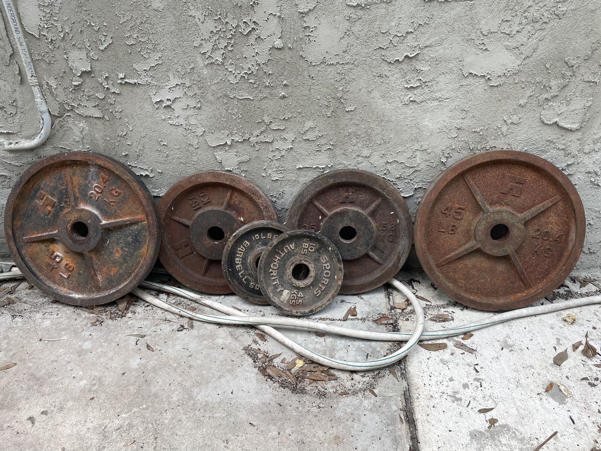 Olympic weight plates 180 Lbs