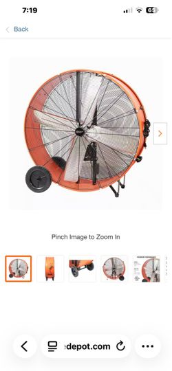 42” industrial fan