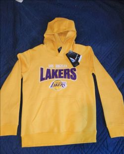 Youth NBA Los Angeles Lakers Gold MVP Pullover Hoodie. Basketball Kid's Sweater.. Suéter.