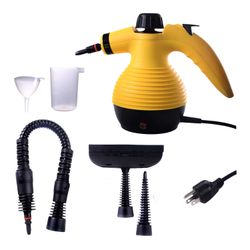 Handheld Pressurized Steam Cleaner with 9-Piece Accessory Set, Multifunctional