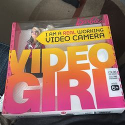 Video Girl Barbie (Mattel, 2009) Video Camera & LCD Screen Doll  New Sealed