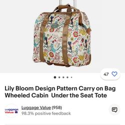 Lily Bloom Carry On Bag