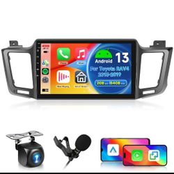 TO0259: 2GB64GB Car Stereo for Toyota RAV4 9 Android Head Unit Wireless Carplay Android Auto Mirror Link 101 Inch Touch Screen Car Radio GPS Bl