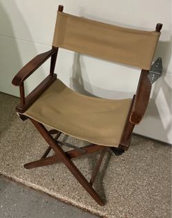 Folding Wood Director's Chair