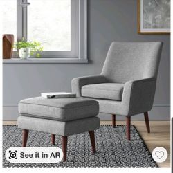 Accent Chair With Ottoman 200.00 