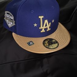 Dodgers Gold Collection Fitted Cap