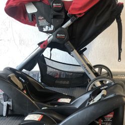 Britax Stroller/car seat w 2 bases