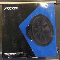 Kicker CVX 12 Inch Subwoofer 1500 watts max 750 watts RMS
