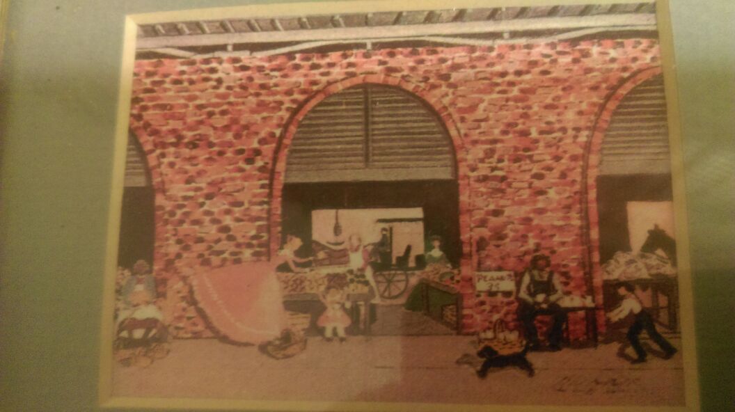 Valentine's day gift! Memories of Charleston Tiny framed art Charleston, sc