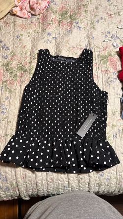 Polka dot top