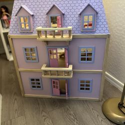 Melissa And Doug Wooden Doll House 