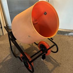 KUSHLAN 3.5 cu. ft. 3/4 HP 120-Volt Motor Direct Drive Cement Mixer 